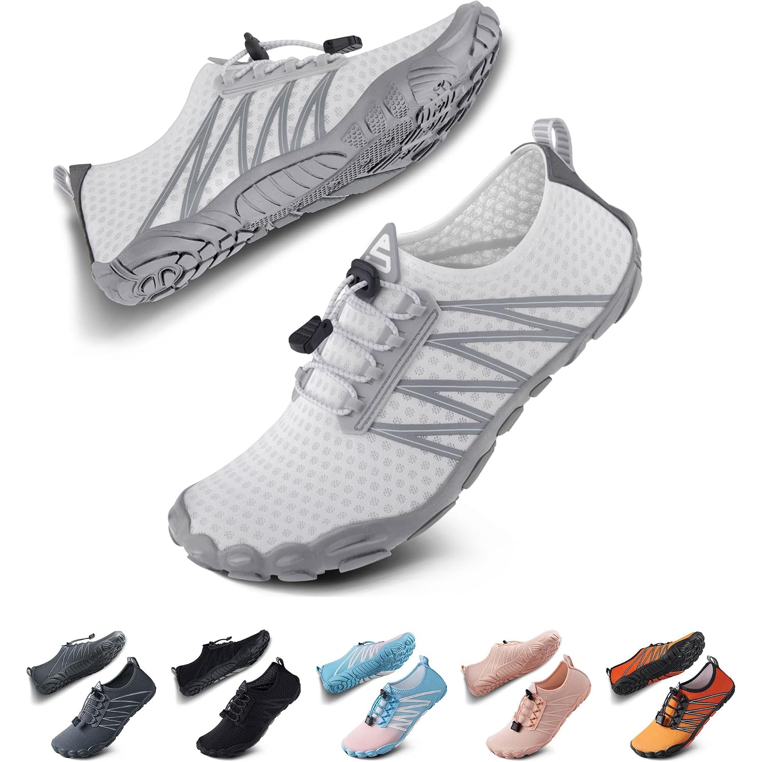 Seekway Water Shoes Men Women Adult Quick-Dry Aqua Sock Barefoot For Beach Swim River Pool Lake Hiking Kayaking Surfing