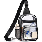 Clear Bag For Stadium Events, Clear Purses For Women Men, Transparent Crossbody Bag, See Through Large Sling Backpack