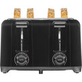 Proctor Silex 4 Slice Toaster With Extra Wide Slots For Bagels | Browning Control With 7 Shades | Auto Shutoff | Toast Boost | Slide-Out Crumb Tray | Cancel Button | White | 24215G