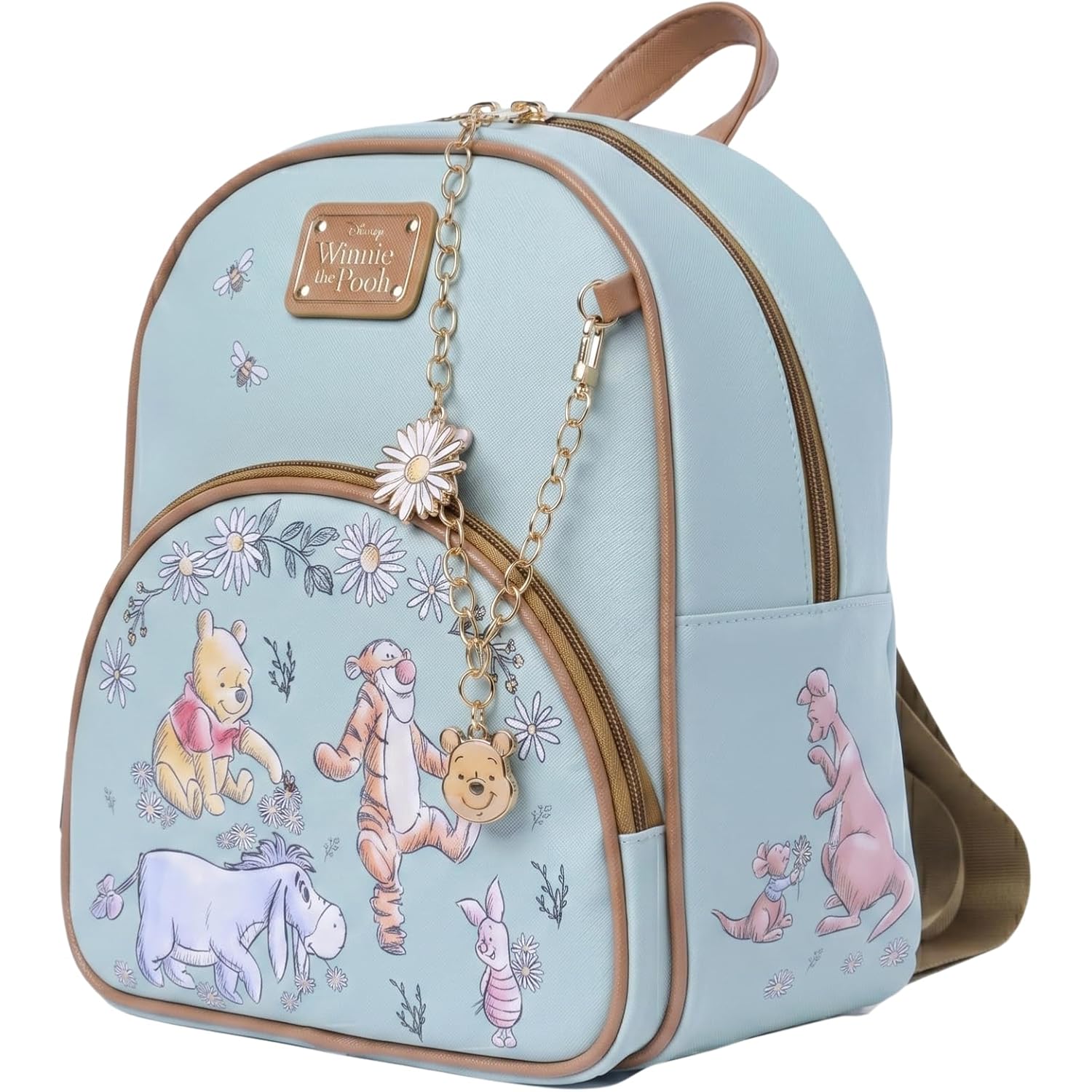 Disney Winnie The Pooh Eeyore Mini Backpack Handbag Shoulder Bag Green