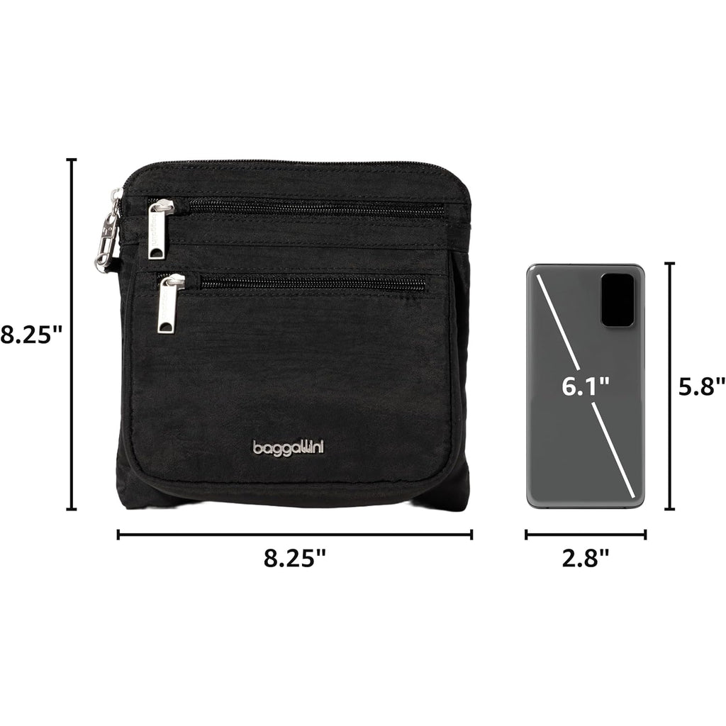 Baggallini Securtex Anti-Theft Large Crossbody