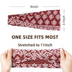 Huachi Boho Headbands For Women Wide Head Bands, Yoga Workout Hair Bands For Women'S Hair Non Slip, Summer Womens Headbands Hair Accessories 6 Pack