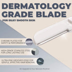 Jasclair Dermaplaning Razor (9 Count) – Face Razors for Women for Peach Fuzz, Eyebrow Shaping & Gentle Exfoliation – At Home Facial Shaver for Smooth Skin & Flawless Makeup Prep