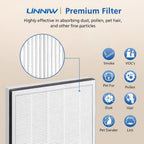 2 Pack Vital 100 Replacement Filter For Levoit Vital 100 Air Purifier | 3-In-1 Premium Replacement Filter And High-Efficiency Activated Carbon Filter Set, Part Number Vital 100-Rf