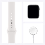 Apple Watch Series 6 (Gps, 44Mm) - Silver Aluminum Case With White Sport Band (Renewed)
