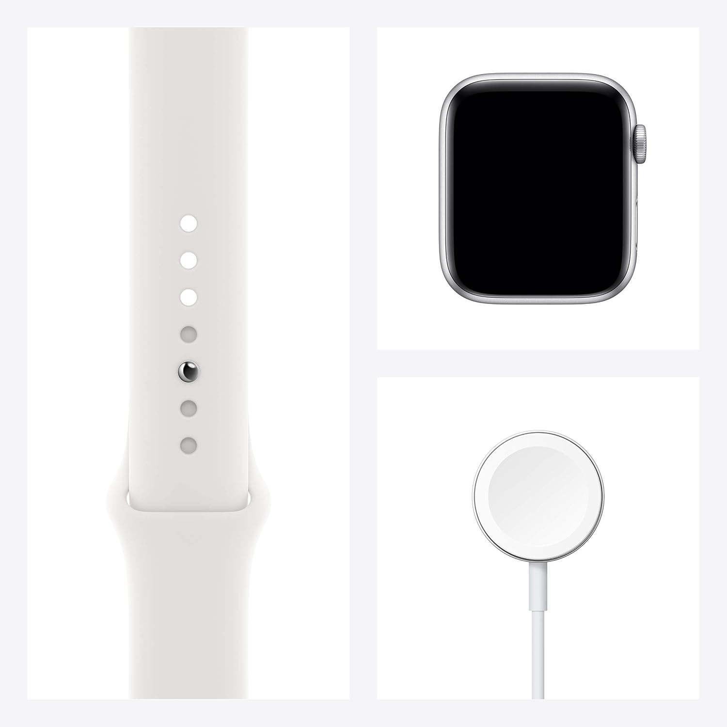 Apple Watch Series 6 (Gps, 44Mm) - Silver Aluminum Case With White Sport Band (Renewed)