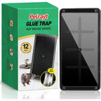 Pelrayt Glue Mouse Traps Indoor For Home, Rat Trap-12 Pack, Large Heavy Duty Glue Traps For Safe Home Pest Control. Pre-Scented, Non-Toxic Sticky Boards For Mice, Rats & More. Easy To Use
