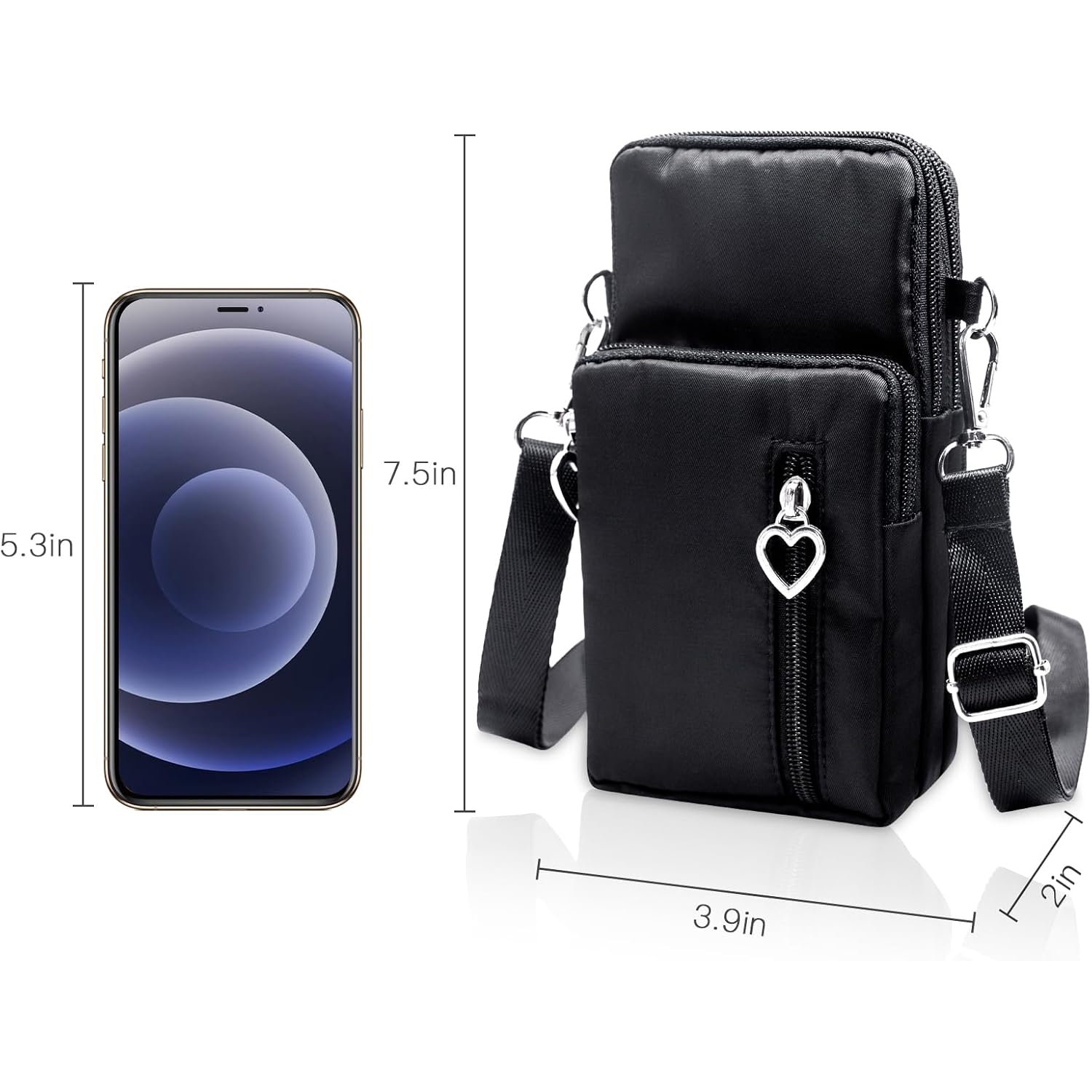 Lightweight Small Crossbody Bags Cell Phone Purses Travel Pouch Shoulder Bag For Women