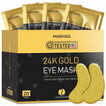 Maskiss 24K Gold Under Eye Patches (20 Pairs), Eye Mask, Collagen Skin Care Products, Eye Patches For Puffy Eyes, Eye Masks For Dark Circles And Puffiness