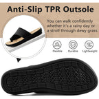 Reimferce Summer Flat Sandals For Women: Comfortable Walking Dressy Slides For 2026 - Ladies Orthopedic Casual Shoes Indoor Outdoor