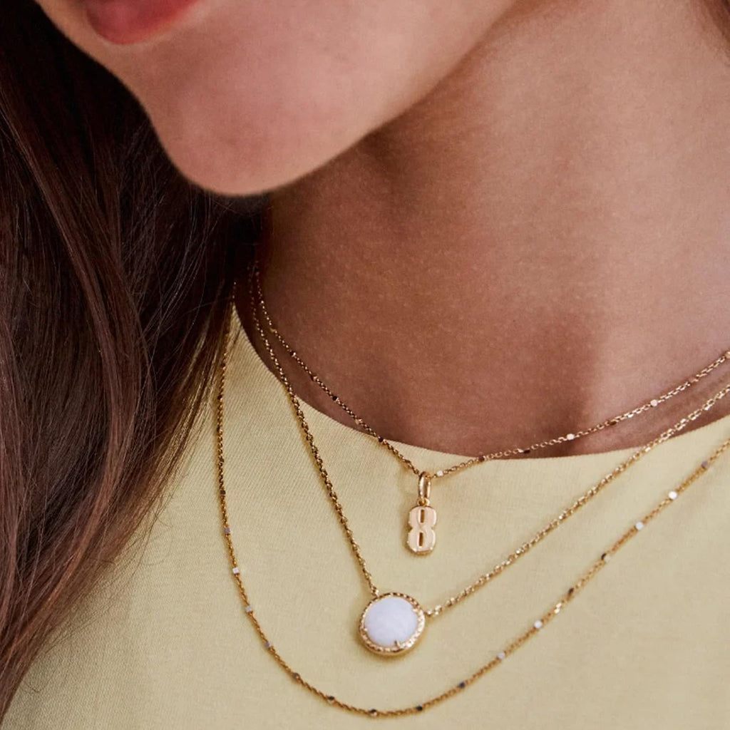 Kendra Scott Volleyball Pendant Necklace, Fashion Jewelry for Women