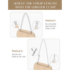 SWEETV CHUNLI Dressy Vegan Leather Clutch Purse for Women Formal, Soft Pleated PU Evening Clutch for Weddings, Proms