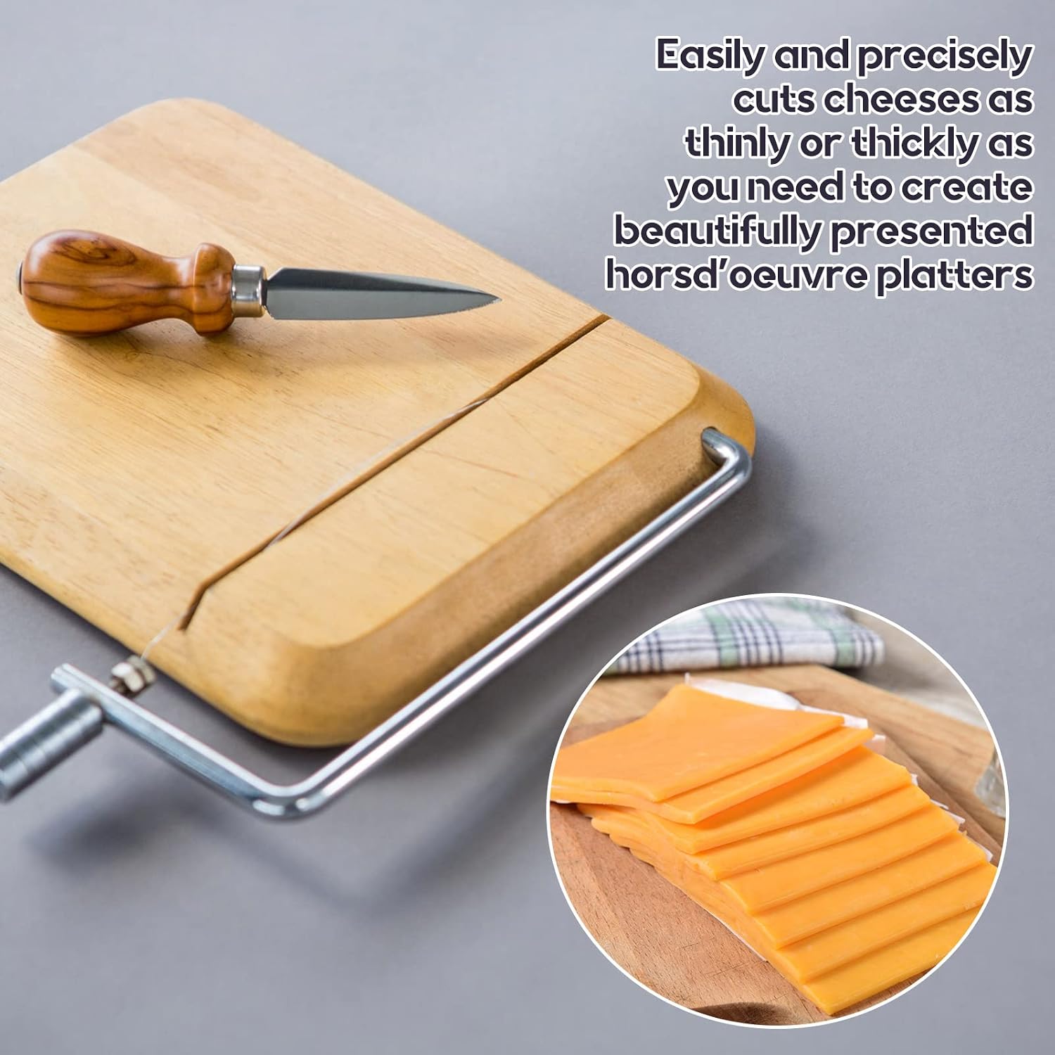Nuanchu 10 Pcs Cheese Slicer Wire Replacement Block Cheese Cutter Wire For Polished Marble(Style 1)