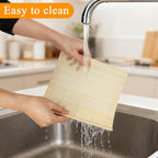 4 Pcs Bamboo Roll Sushi Mat, Sushi roll maker for Kimbap Sushi Maki Rolls, Easy Homemade (9.5" x 9.5")