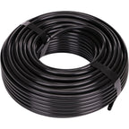 Raindrip 016010T 1/4-Inch Drip Irrigation Supply Tubing, 100-Foot., For Drip Irrigation, Drip Emitters, Irrigation Parts, Systems, Black Polyethylene