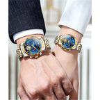 Olevs Couple Watch His And Her Set Matching Watch Mens Womens Diamond Romantic Valentine’S Day