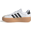 Adidas Womens Vl Court Bold Lace Up Sneakers Shoes Casual - Pink