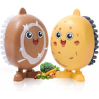 Vegetable Brush Scrubber, Potato Mushroom Scrubber Brush Cleaning Veggie Fruit Wash Cleaner For Food, 2 Pcs