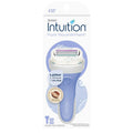 Schick Intuition Pure Nourishment Razors for Women | 1 Razor & 2 Intuition Razor Blades Refill with Organic Cocoa Butter