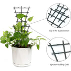 Feitore Plant Trellis Indoor, 6Pcs Stackable Plant Trellis For Climbing Plants Indoor, Small Plant Climbing Trellis For Potted Plants Plastic Climbing Plant Support Trellis For Houseplant Hoya Pothos