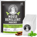Grandpa Gus'S Mouse Repellent Pouches, Natural Peppermint Oil, 10 Pouches | Cinnamon & Peppermint Oil Helps Repel Mice From Nesting In Home/Cabin/Boat/Car Storage/Rv/Machinery/Shed, Kid & Pet Safe