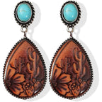 Western Earrings Outfit for Women Turquoise Boot Dangle Earrings Western Jewelry Country Concert Outfits for Women Dress Cowboy Chic Rodeo Outfit Shirts Dress Accessories