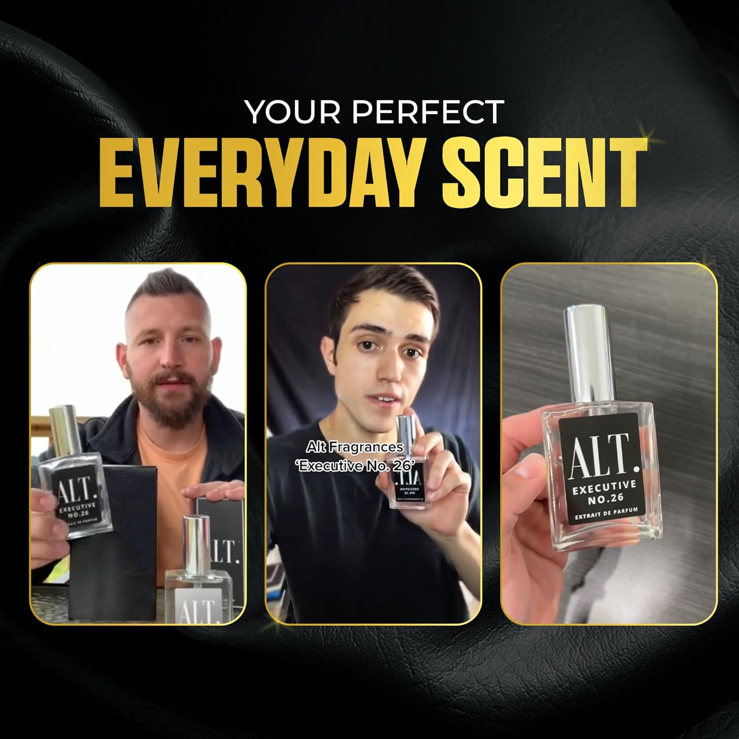 ALT. FRAGRANCES Executive No. 26 - Inspired by Creed Aventus for Men, Extrait de Parfum, Long Lasting Woody Fruity Perfume for Men with Bergamot, Pineapple & Oakmoss, 60ml