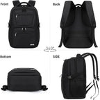 Black Backpack For School, School Backpack For Boys Teens, Backpacks For Men, College High Middle School Bookbag Fits15.6 Inch Laptop With Reinforced Straps, Boys Backpack, Book Bag
