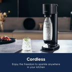 SodaStream Gaia Sparkling Water Maker, Black