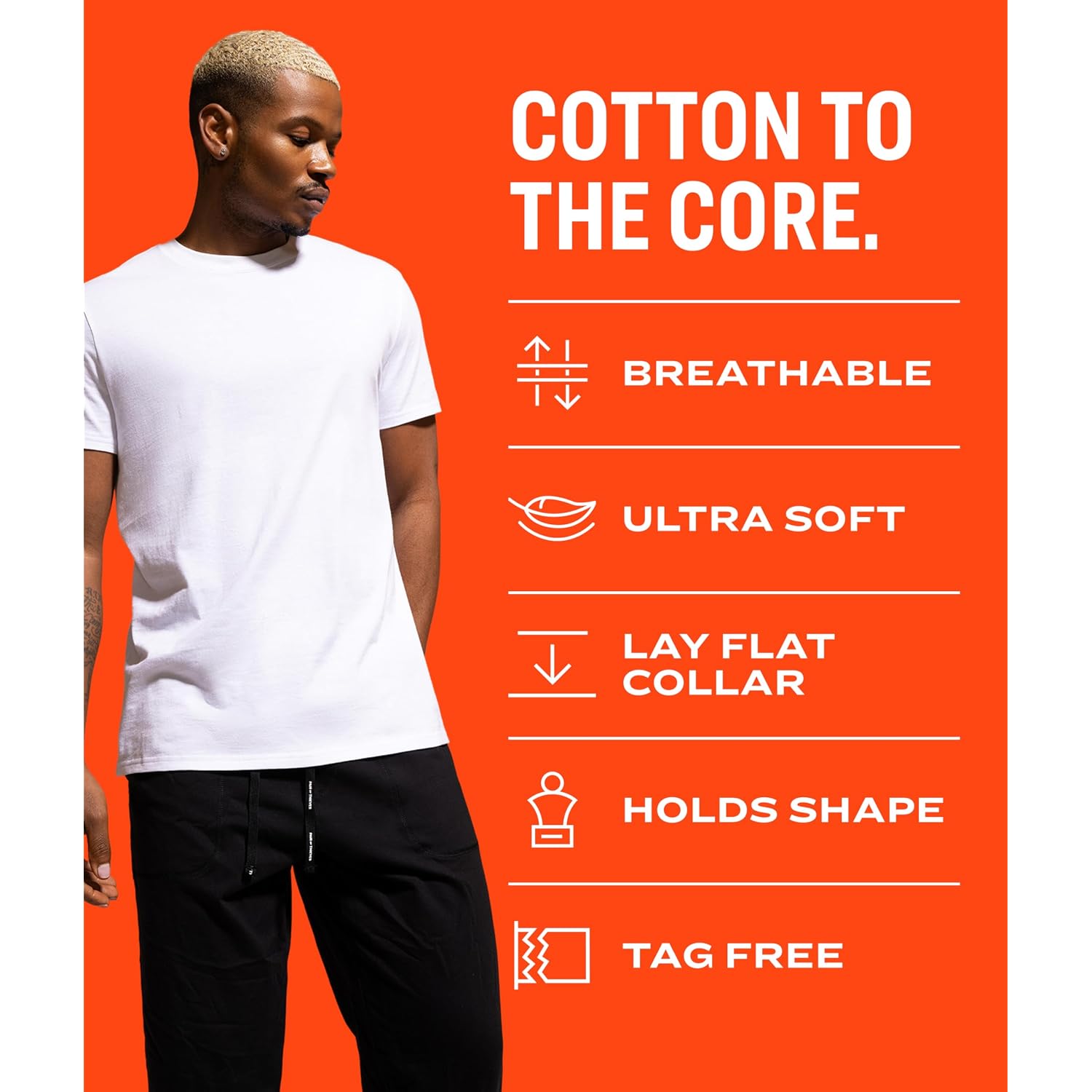 Pair Of Thieves Men Super Soft Crew Neck | T-Shirt For Men | Breathable, Tagless Performance Cotton Blend | All-Day Wear