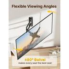 Montek Full Motion Tv Wall Mount Bracket For Most 13-43 Inch Led Lcd Flat Screen Tvs & Monitors, Swivel Tilt Extension Rotation With Articulating Arms, Tv Mount Max Vesa 200X200Mm, Up To 44Lbs