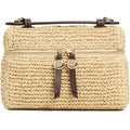 Tory Burch Women'S Romy Straw Slim Top Handle Bag