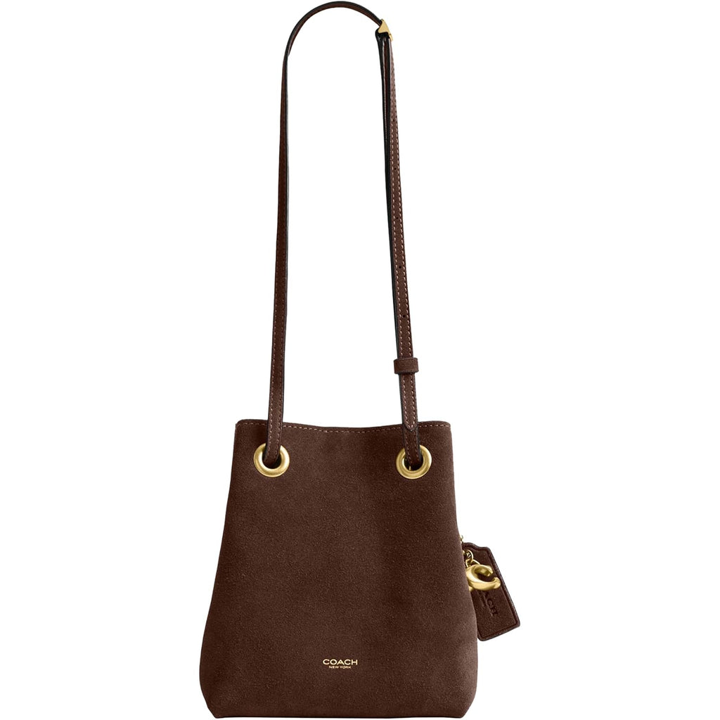 Coach Women'S Leather Jade Drawstring Bucket Bag