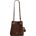 Coach Women'S Leather Jade Drawstring Bucket Bag