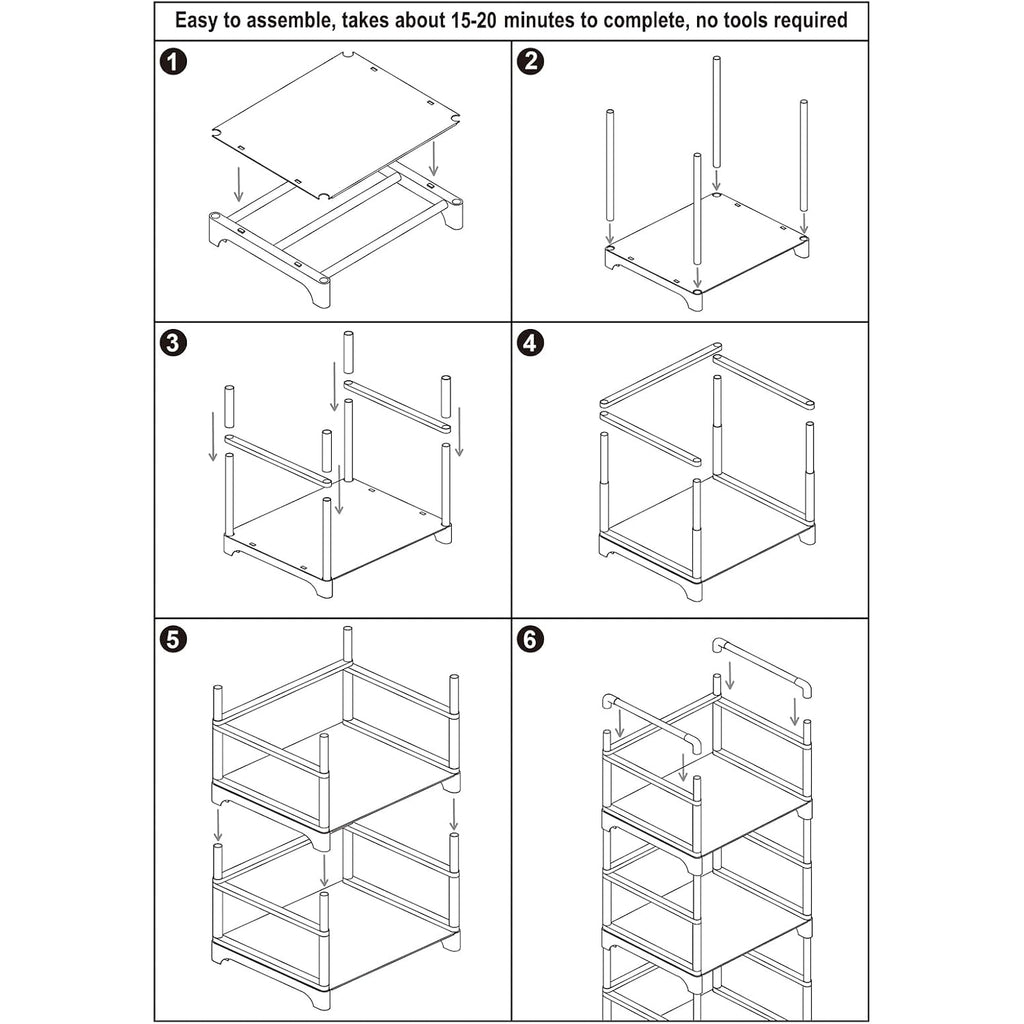 Fiducial Home 5 Tiers Narrow Bookshelf White Skinny Open Book Shelf | Slim Thin Small Spaces For Space Saving, Easy To Assemble, 12"L X 10"W X 57.2"H