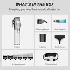 Babylisspro Fx+ Professional Barber Cord/Cordless Hair Clippers For Men, All Metal, Lithium Battery With 3-Hour Runtime
