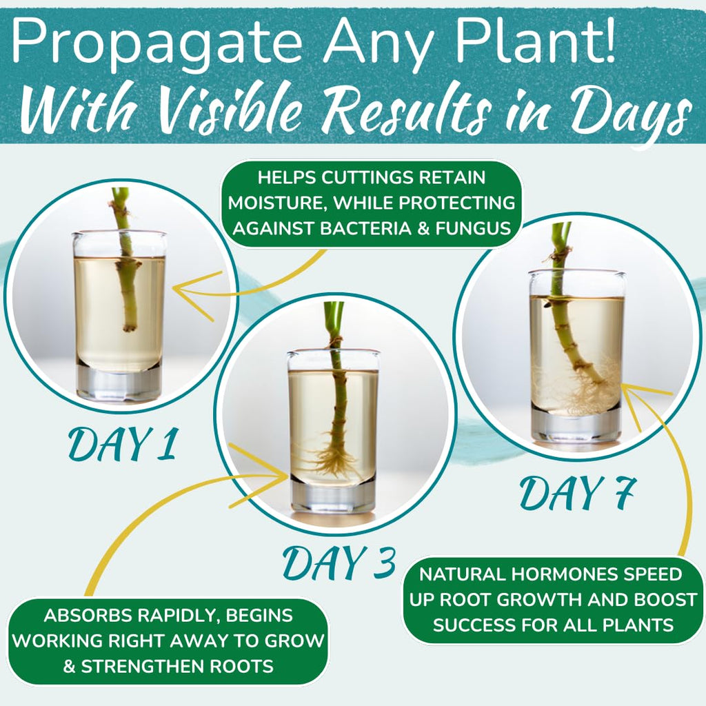 Houseplant Prop Drops, Cutting Rooting Hormone & Propagation Promoter, 8 Oz