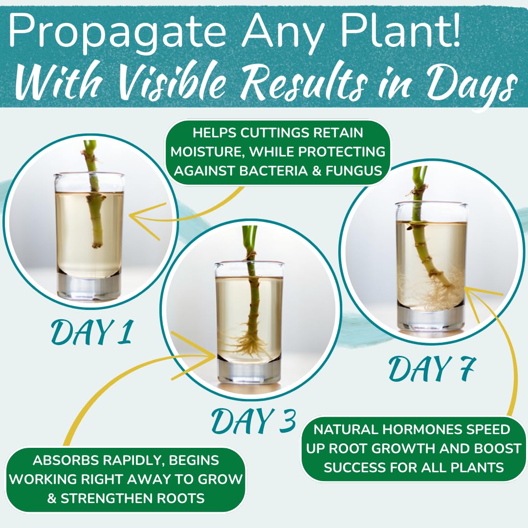 Houseplant Prop Drops, Cutting Rooting Hormone & Propagation Promoter, 8 Oz
