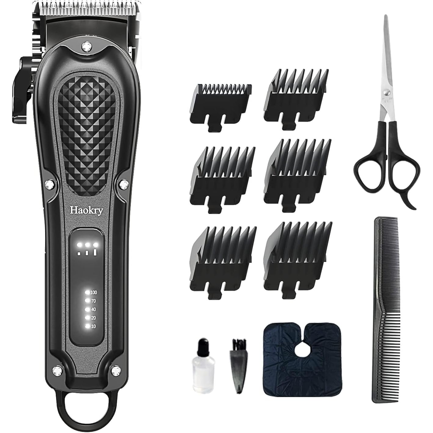 Hair Clippers For Men Professional - Cordless&Corded Barber Clippers For Hair Cutting & Grooming Rechargeable Beard Trimmer
