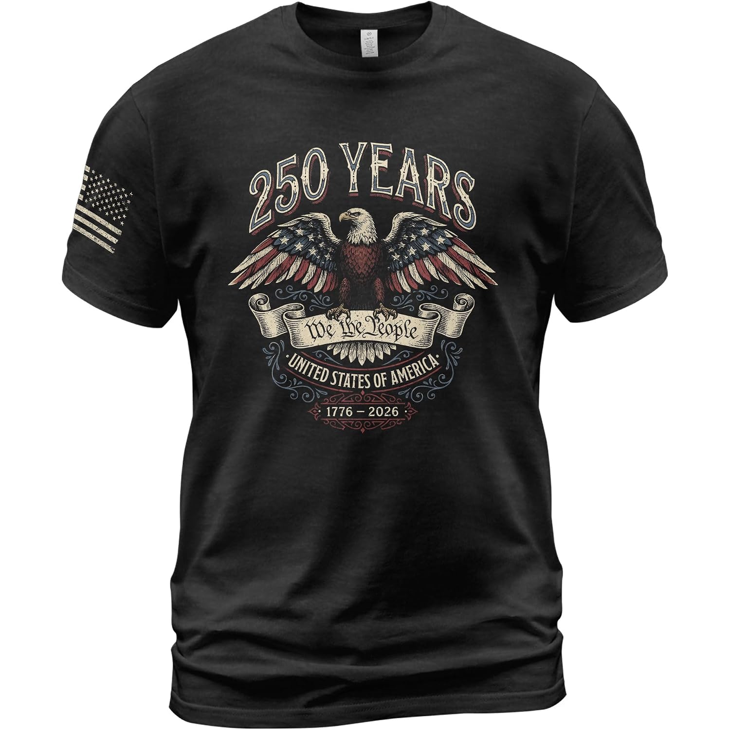 Patriotic Shirts For Men, Usa Eagle Graphic Shirts For Men | Mark 250 Years Of American Spirit With These Unique Commemorative Tees, Crafted For Bold Style And Lasting Comfort.