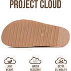 Project Cloud Platform Sandals Women - Memory Foam Insole Slides Women with Adjustable Buckle - Non Slip and Lightweight Womens Sandals 2026 (Havana)