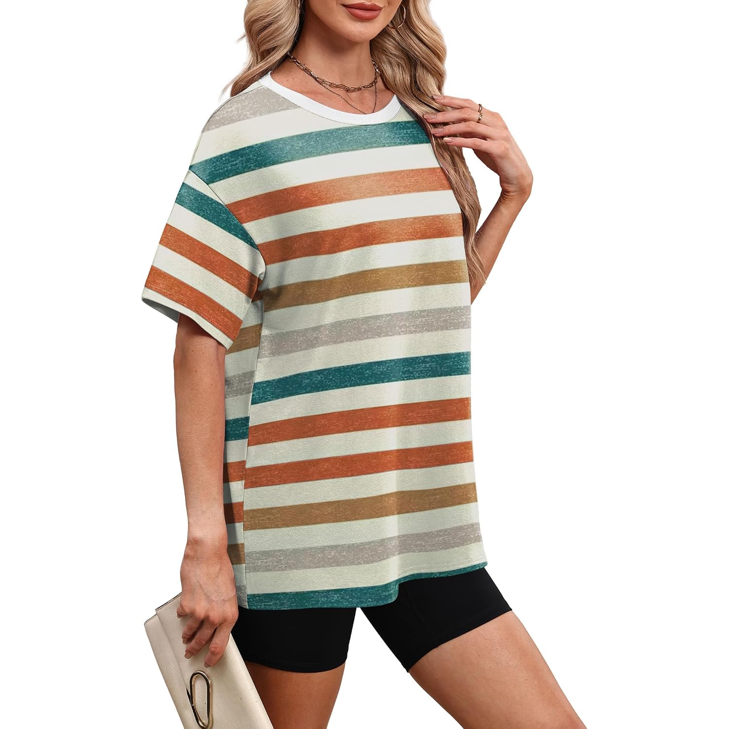 Wiholl Oversized Tshirts For Women Summer Tops Short Sleeve T Shirts Beach Vacation Clothes Travel Outfits Fashion 2026