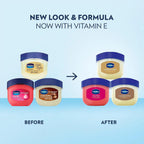 Vaseline Lip Therapy Variety 3-Pack – Crème Brûlée, Rosy Lips, Cocoa Butter Mini Lip Balms For Soft, Glowing, And Deliciously Kissable Lips, 0.25 Oz Ea