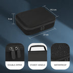 Mosla Hard Barber Accessories Case For Hair Clippers, Mens Hair Cutting Barber Supplies Holder Organizer Storage Bag For Hair Cutting, Guard Grooming Kit (Nylon Black)