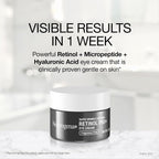 Neutrogena Rapid Wrinkle Repair Retinol Pro+ Anti-Wrinkle Eye Cream, Targeted Eye Cream For Wrinkles & Dark Circles, Formulated Without Fragrance, Dyes, Phthalates, And Parabens, 0.5 Oz