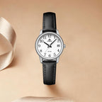 LN LENQIN Ladies Watches Analog Quartz Watch for Women Waterproof Women's Wrist Watches Easy Reader Womens Watch with Leather Strap