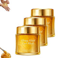 Moisturizing Nourishing Honey Hand Mask, Honey Peel Off Hand Wax Mask, Moisturizing Hydrating Hand Masks for Women (3Pcs)