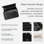 U+U Small Crossbody Bags For Women, Cell Phone Purse Mini Clutch Bag With Removable Chain, Card Slots - Lightweight Purse