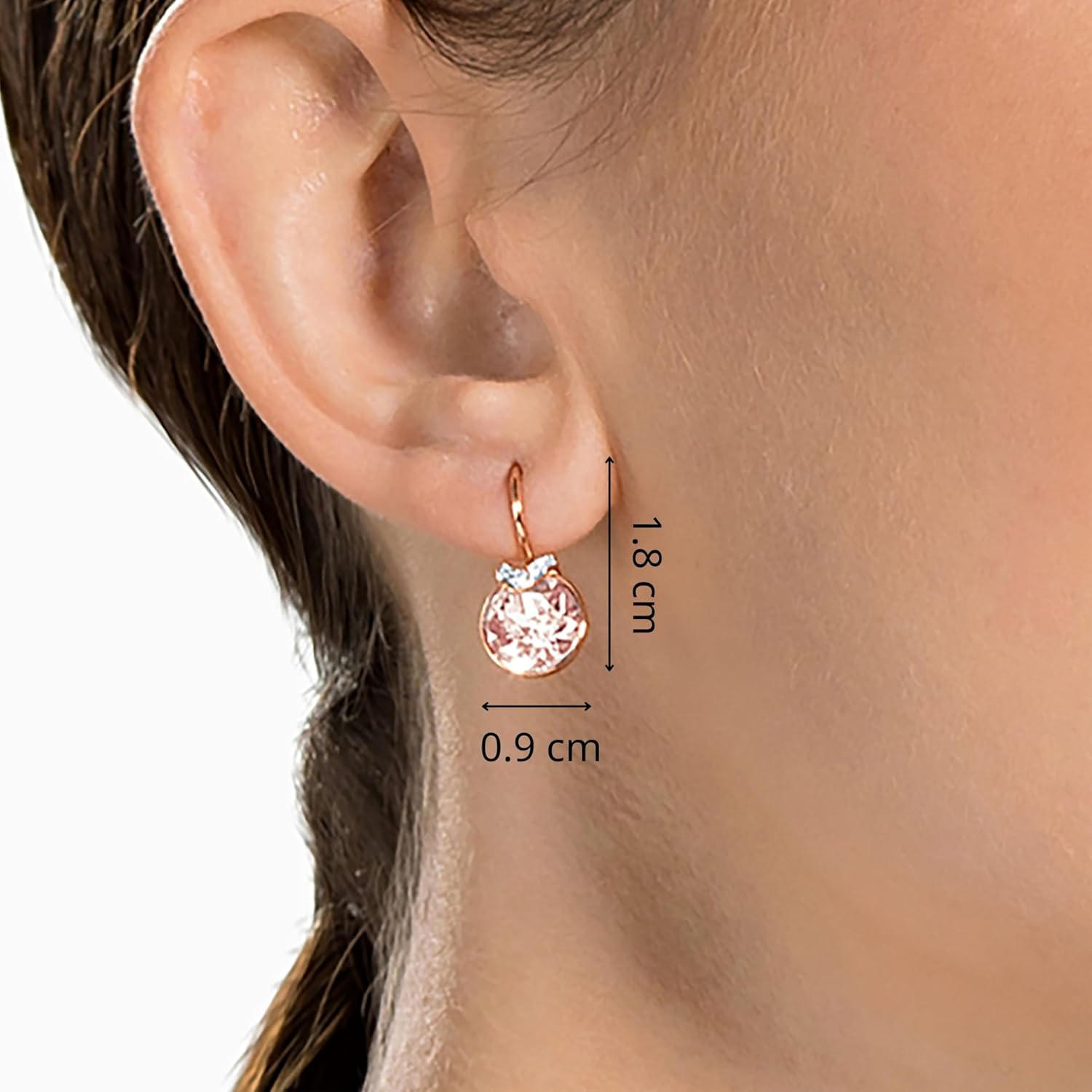 SWAROVSKI Women's Bella V Crystal Pierced Earrings Collection