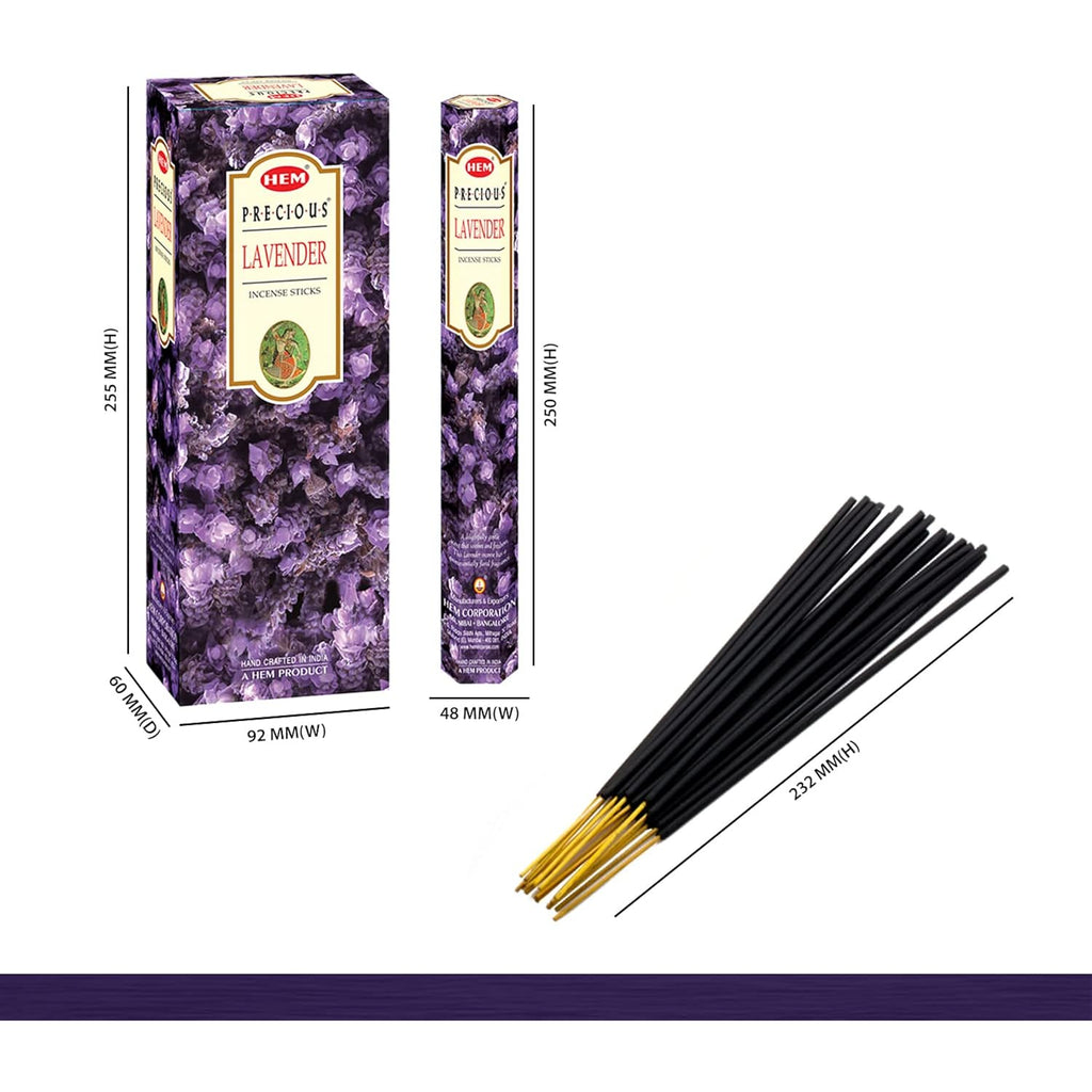Hem Lavender Incense Sticks – Pack Of 120 | Hand-Rolled In India | Soothing Floral Aroma For Relaxation, Stress Relief, Meditation, Yoga, Prayer & Home Fragrance